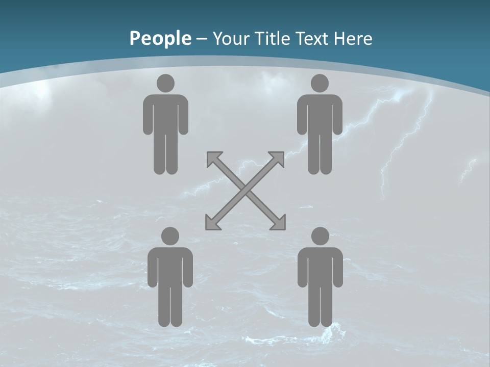 Cumulus Threat Water PowerPoint Template