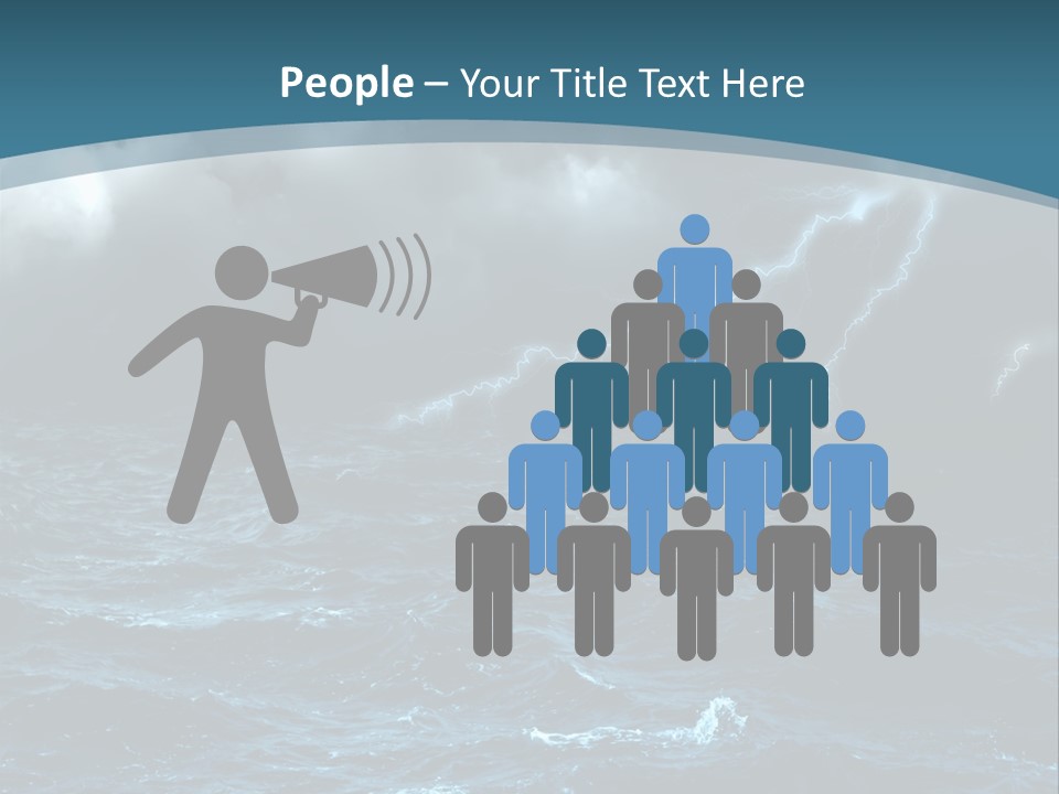 Cumulus Threat Water PowerPoint Template