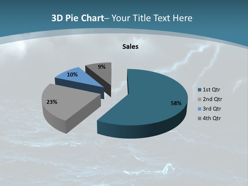 Cumulus Threat Water PowerPoint Template