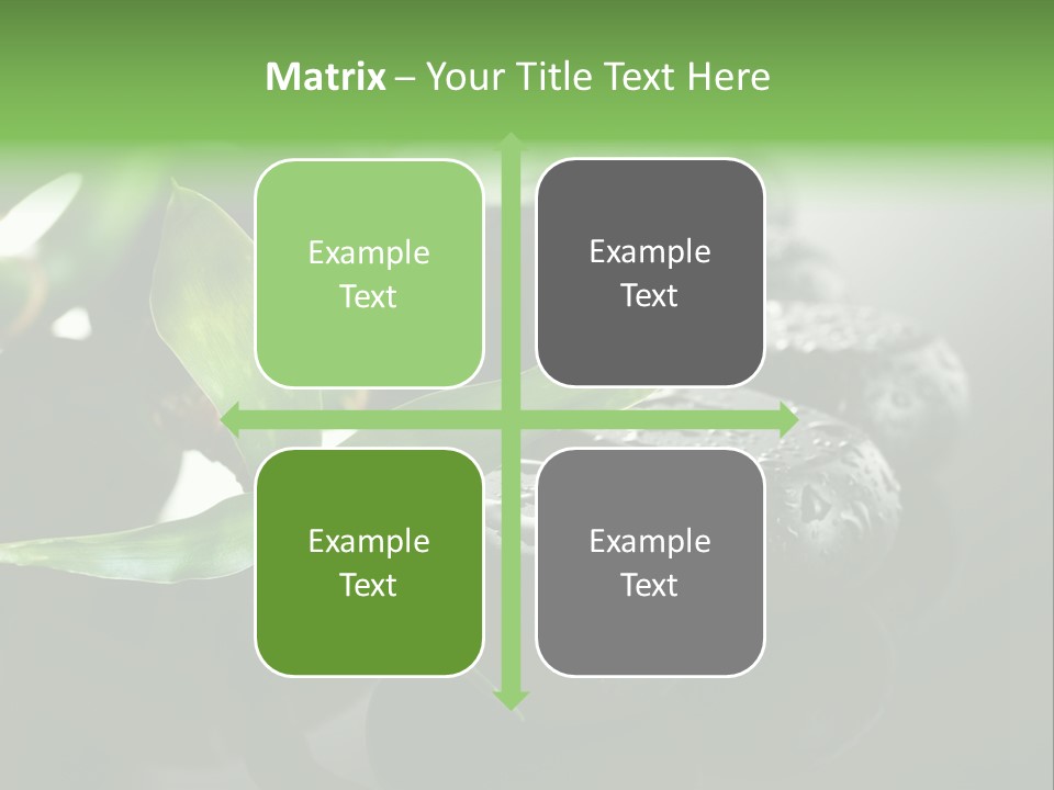 Traditional Grey Drops PowerPoint Template