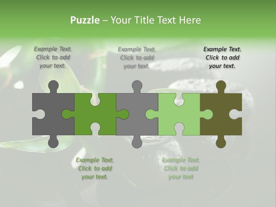 Traditional Grey Drops PowerPoint Template