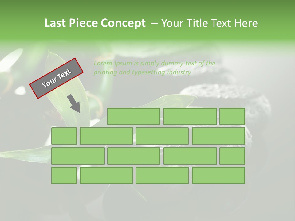 Traditional Grey Drops PowerPoint Template
