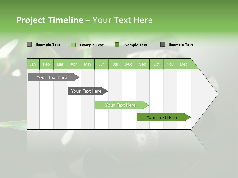 Traditional Grey Drops PowerPoint Template