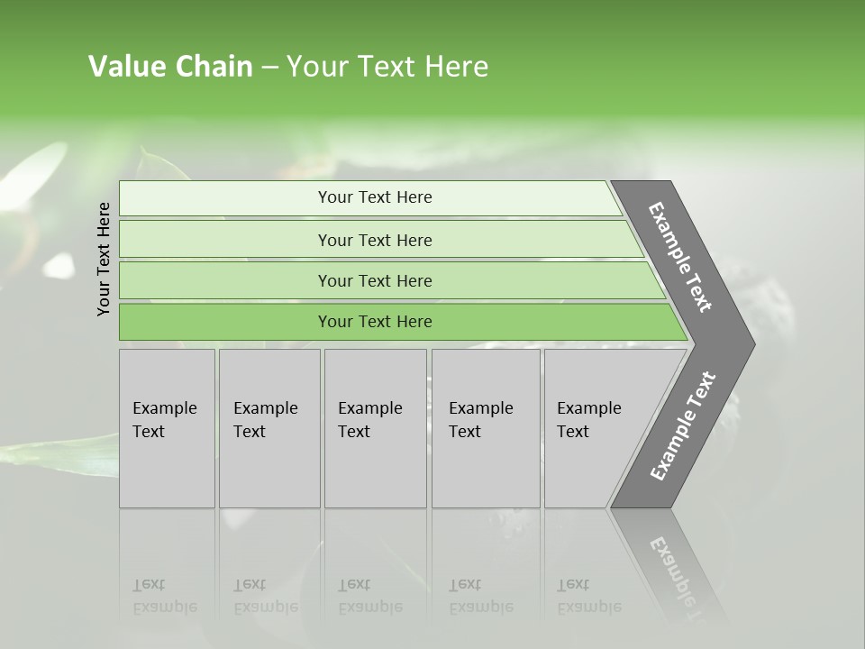 Traditional Grey Drops PowerPoint Template