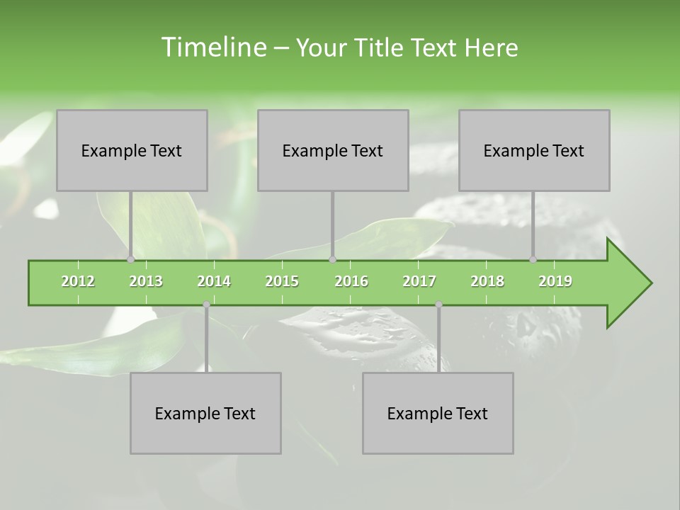 Traditional Grey Drops PowerPoint Template