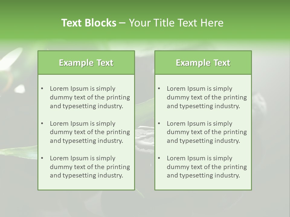 Traditional Grey Drops PowerPoint Template