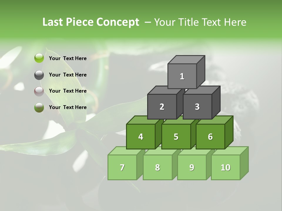 Traditional Grey Drops PowerPoint Template