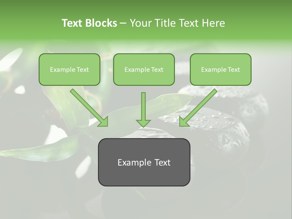 Traditional Grey Drops PowerPoint Template