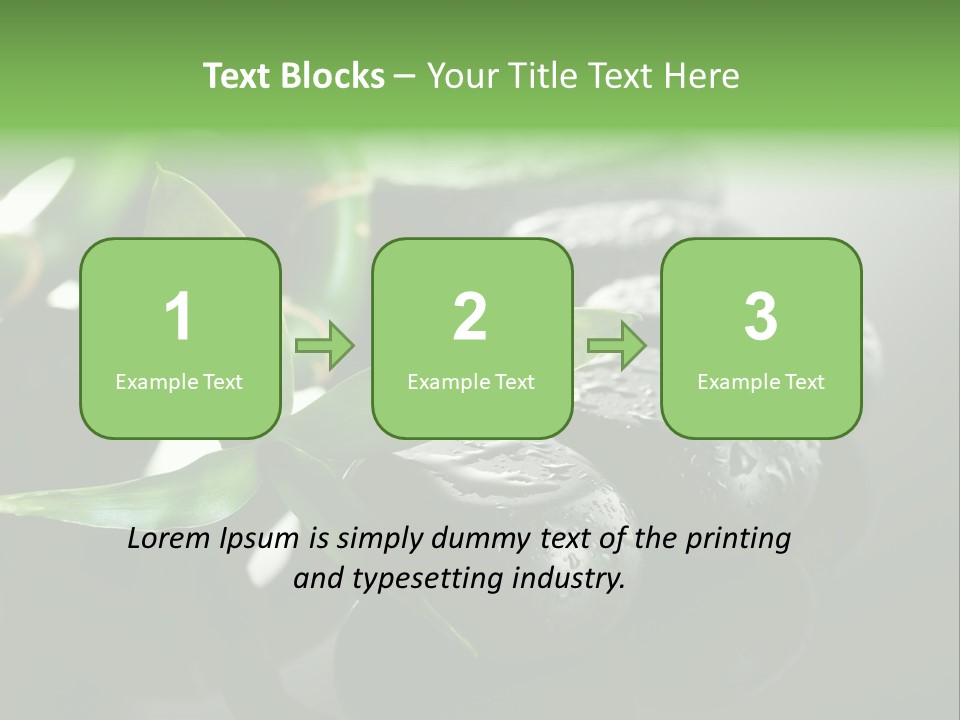 Traditional Grey Drops PowerPoint Template