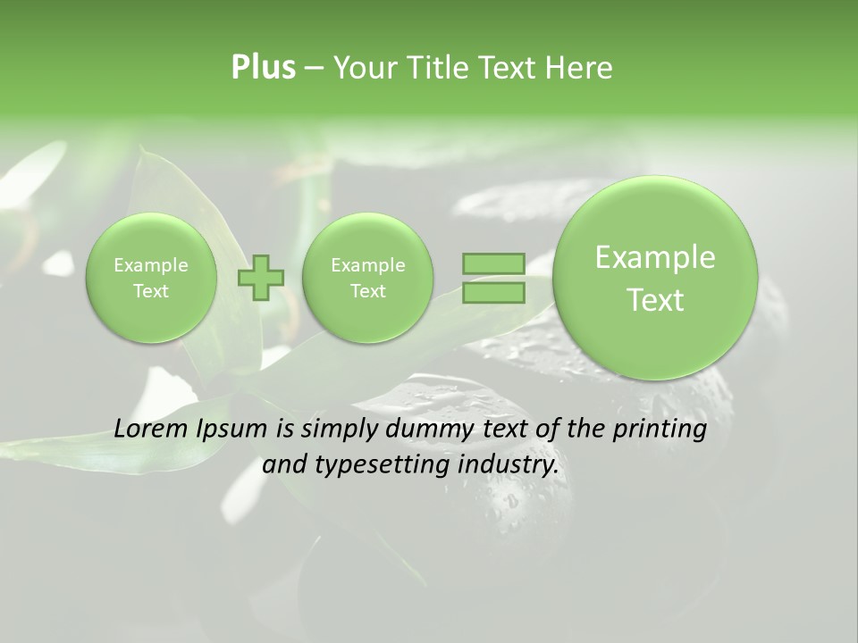 Traditional Grey Drops PowerPoint Template