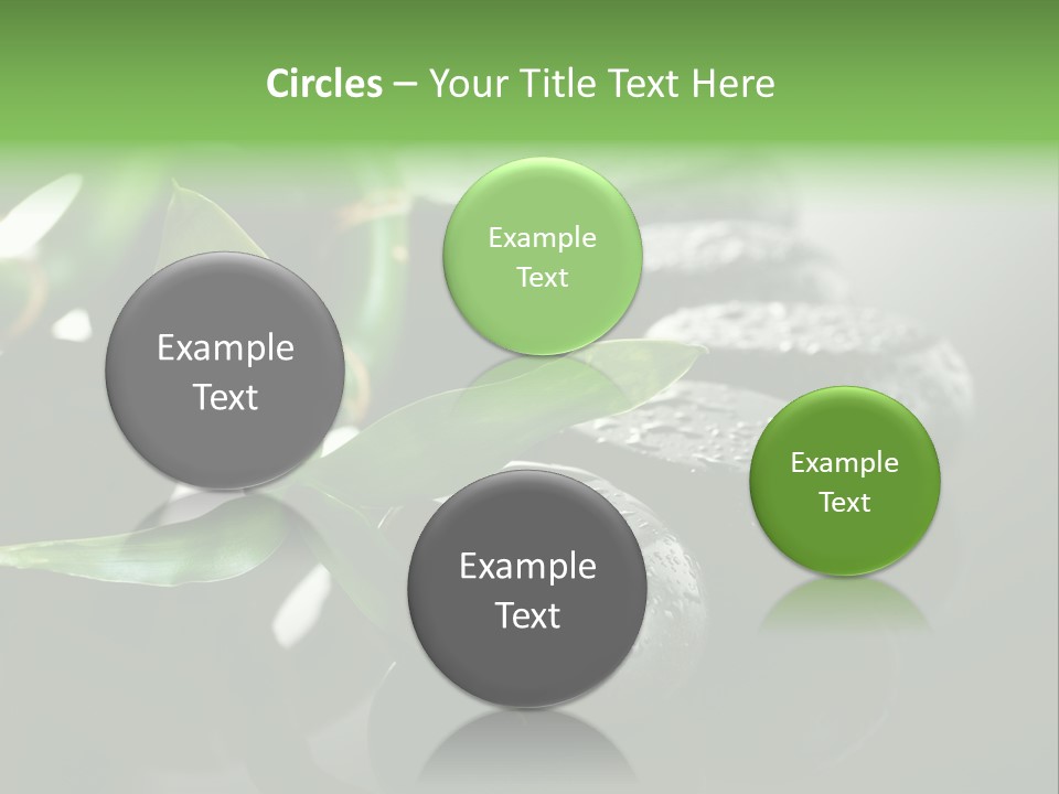 Traditional Grey Drops PowerPoint Template