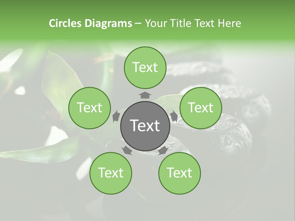 Traditional Grey Drops PowerPoint Template