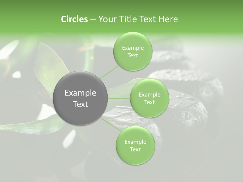 Traditional Grey Drops PowerPoint Template