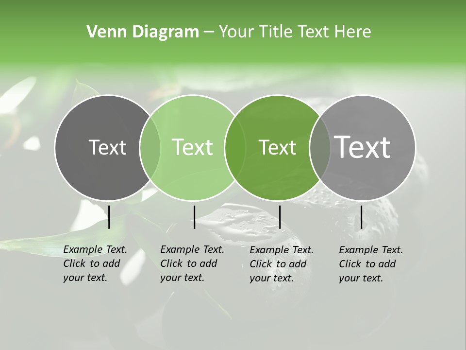 Traditional Grey Drops PowerPoint Template