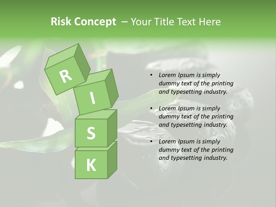 Traditional Grey Drops PowerPoint Template