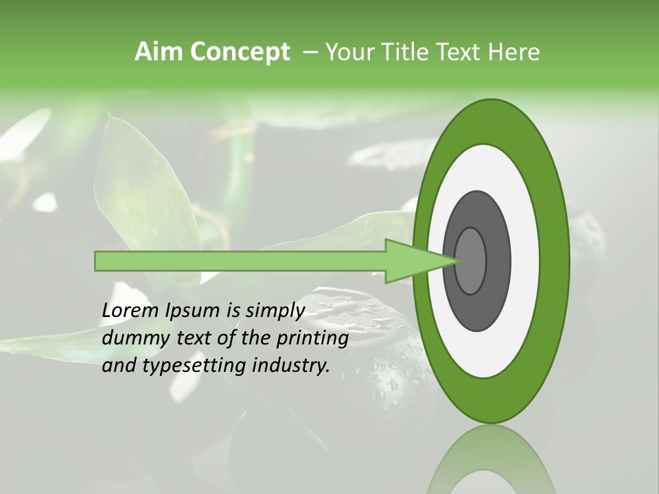 Traditional Grey Drops PowerPoint Template