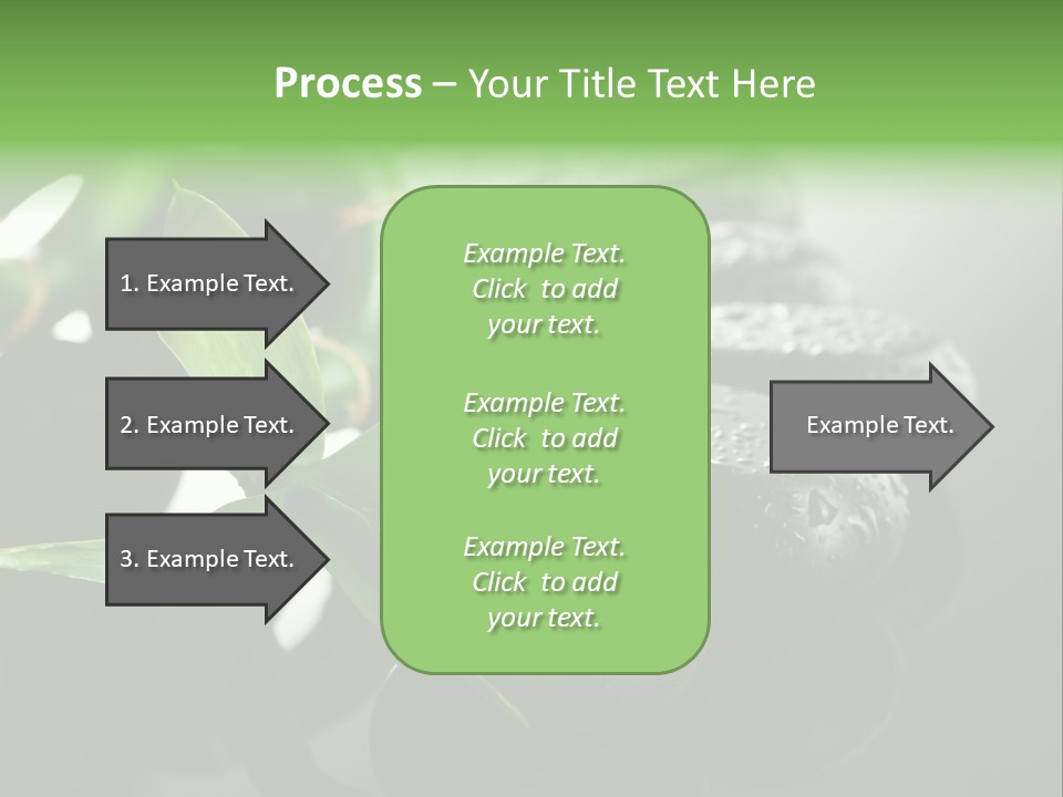 Traditional Grey Drops PowerPoint Template