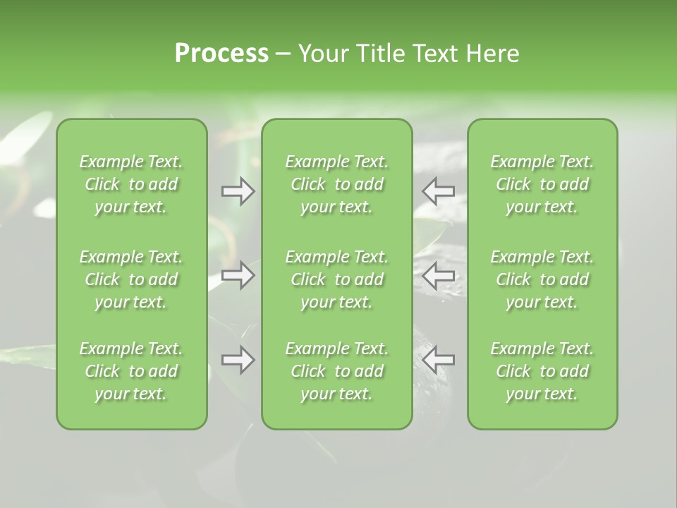 Traditional Grey Drops PowerPoint Template