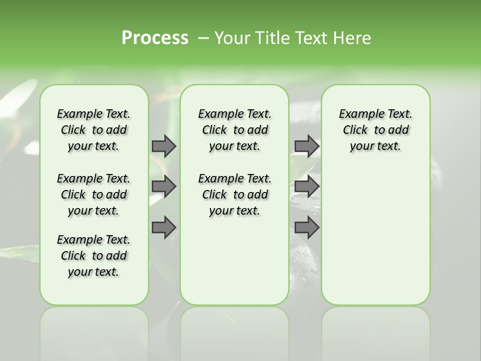 Traditional Grey Drops PowerPoint Template
