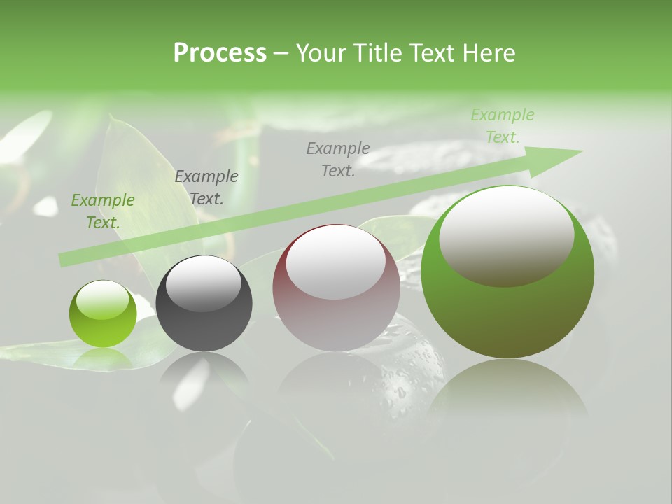 Traditional Grey Drops PowerPoint Template