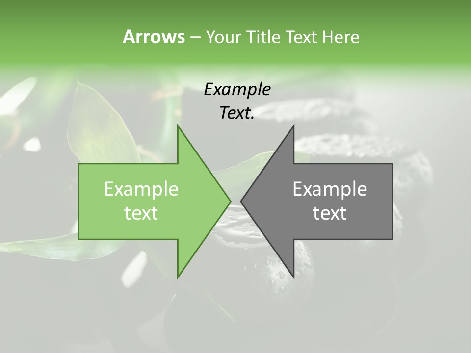 Traditional Grey Drops PowerPoint Template