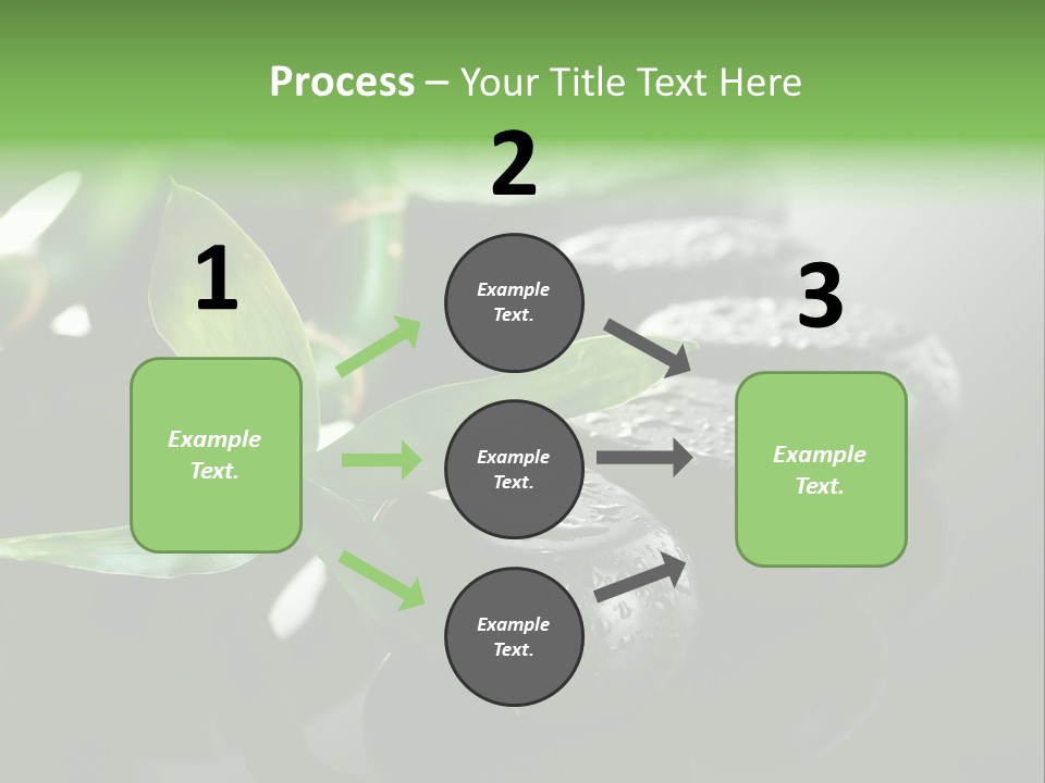 Traditional Grey Drops PowerPoint Template