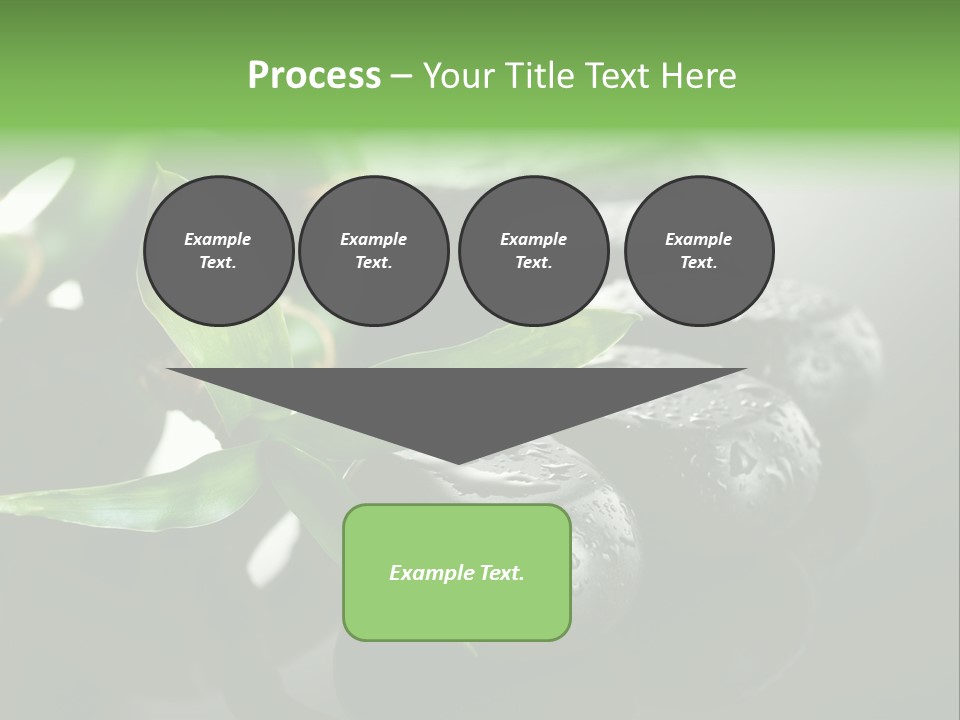 Traditional Grey Drops PowerPoint Template
