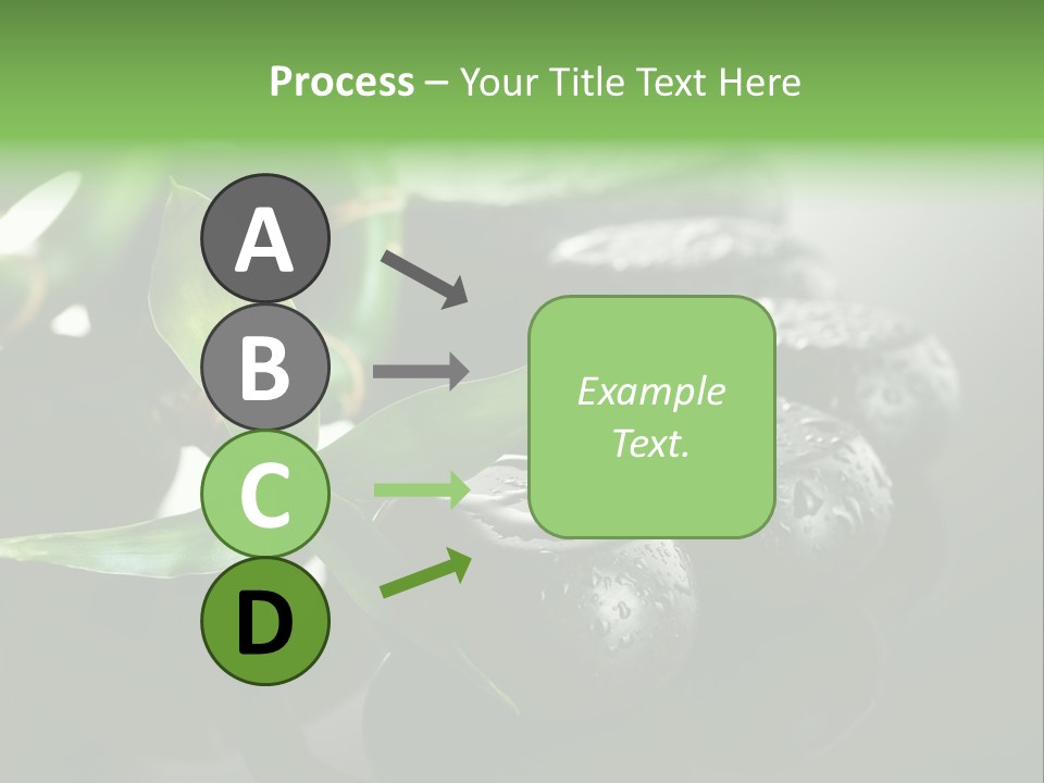 Traditional Grey Drops PowerPoint Template