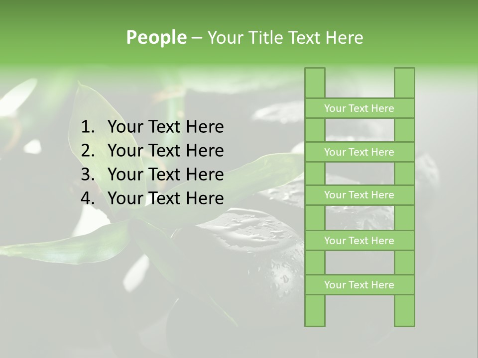 Traditional Grey Drops PowerPoint Template