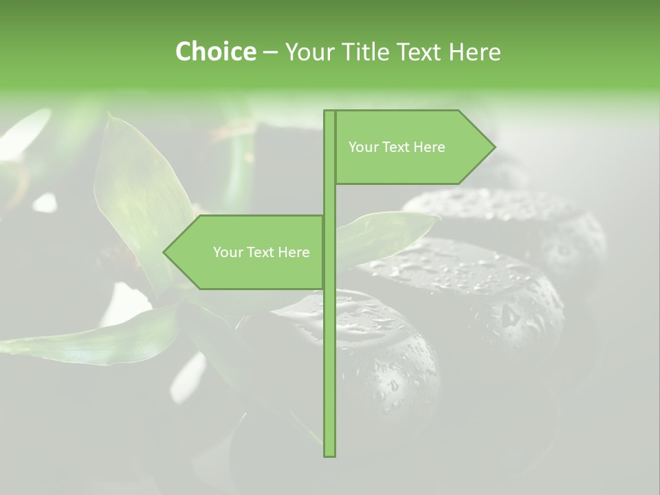 Traditional Grey Drops PowerPoint Template