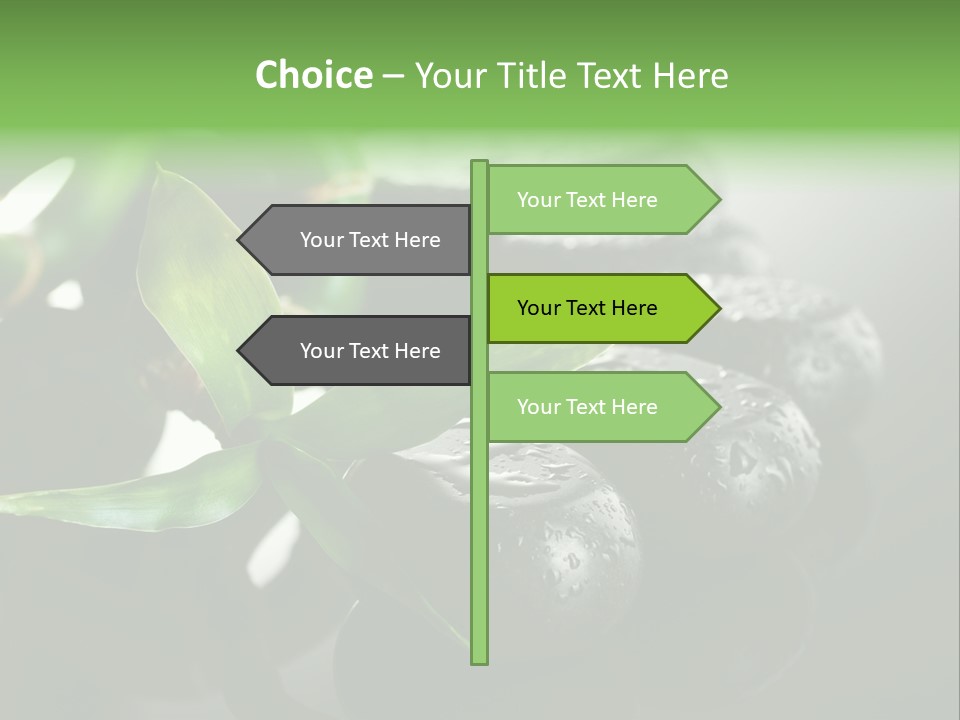 Traditional Grey Drops PowerPoint Template