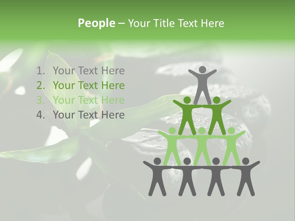 Traditional Grey Drops PowerPoint Template