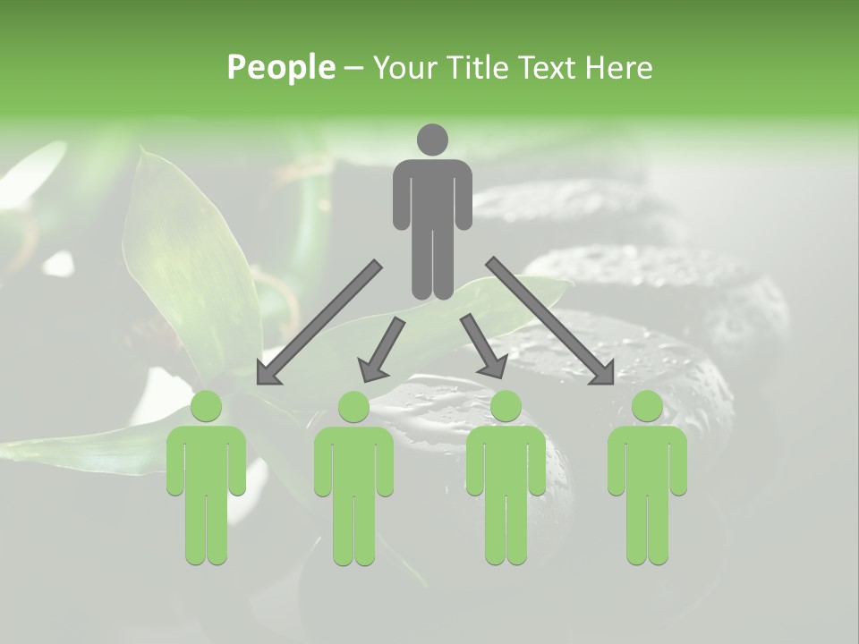 Traditional Grey Drops PowerPoint Template