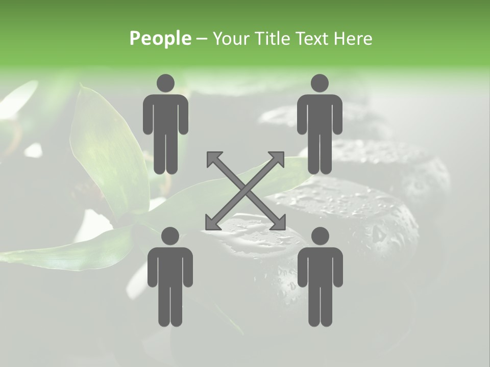 Traditional Grey Drops PowerPoint Template