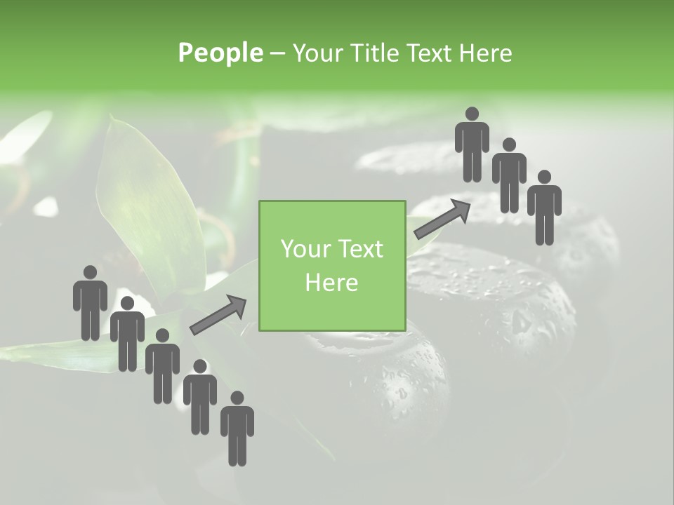 Traditional Grey Drops PowerPoint Template