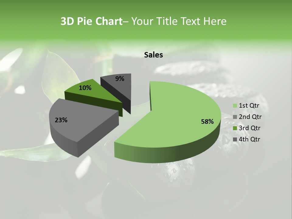 Traditional Grey Drops PowerPoint Template