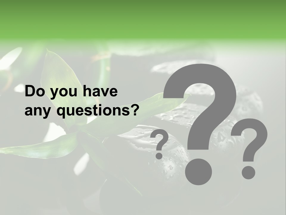 Traditional Grey Drops PowerPoint Template