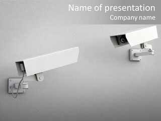 Secure Safety Television PowerPoint Template