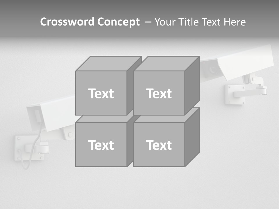 Secure Safety Television PowerPoint Template