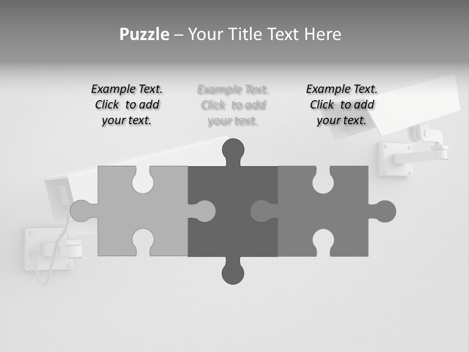 Secure Safety Television PowerPoint Template