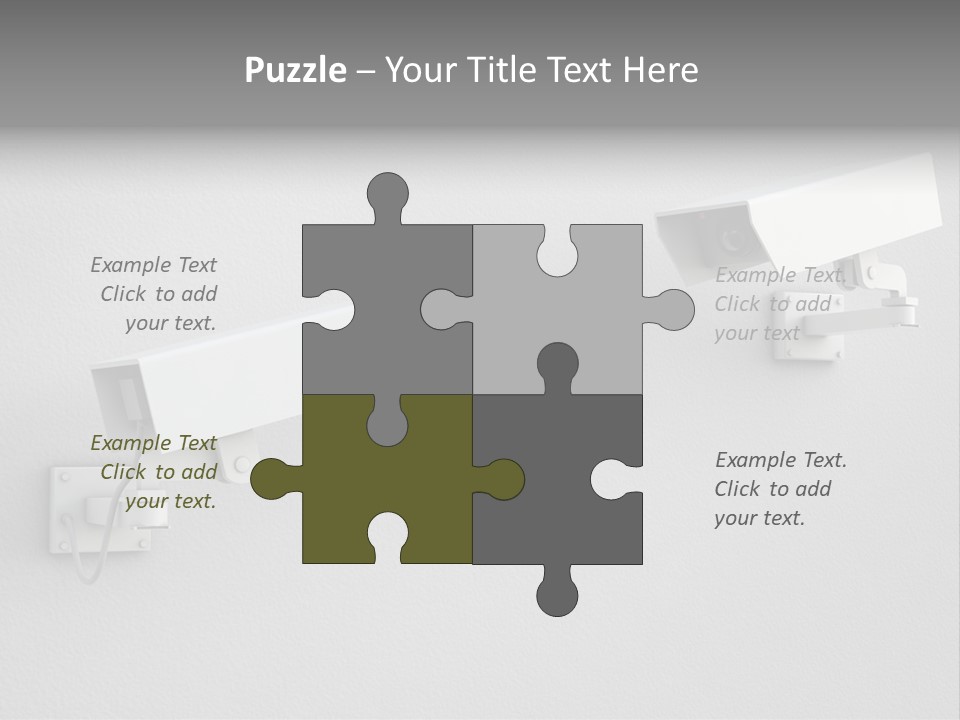 Secure Safety Television PowerPoint Template