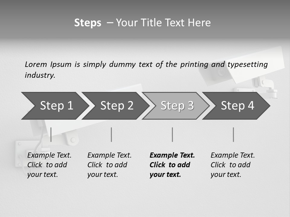 Secure Safety Television PowerPoint Template