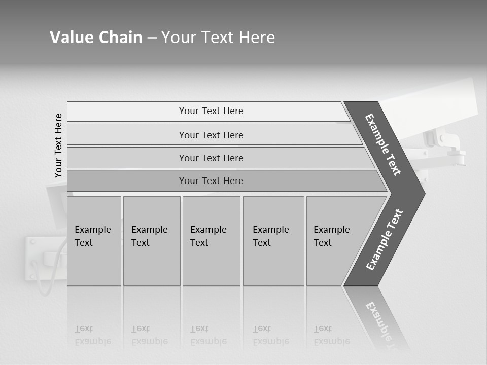 Secure Safety Television PowerPoint Template