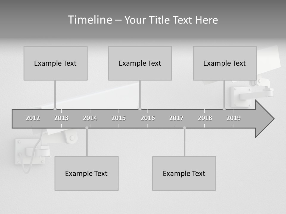 Secure Safety Television PowerPoint Template