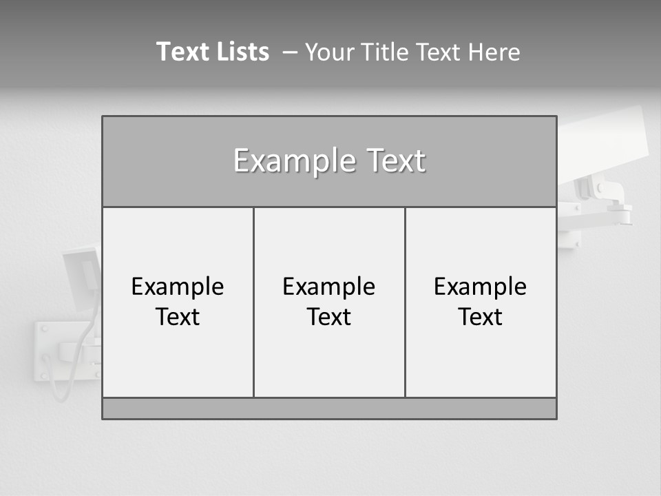 Secure Safety Television PowerPoint Template