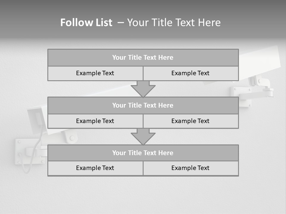 Secure Safety Television PowerPoint Template