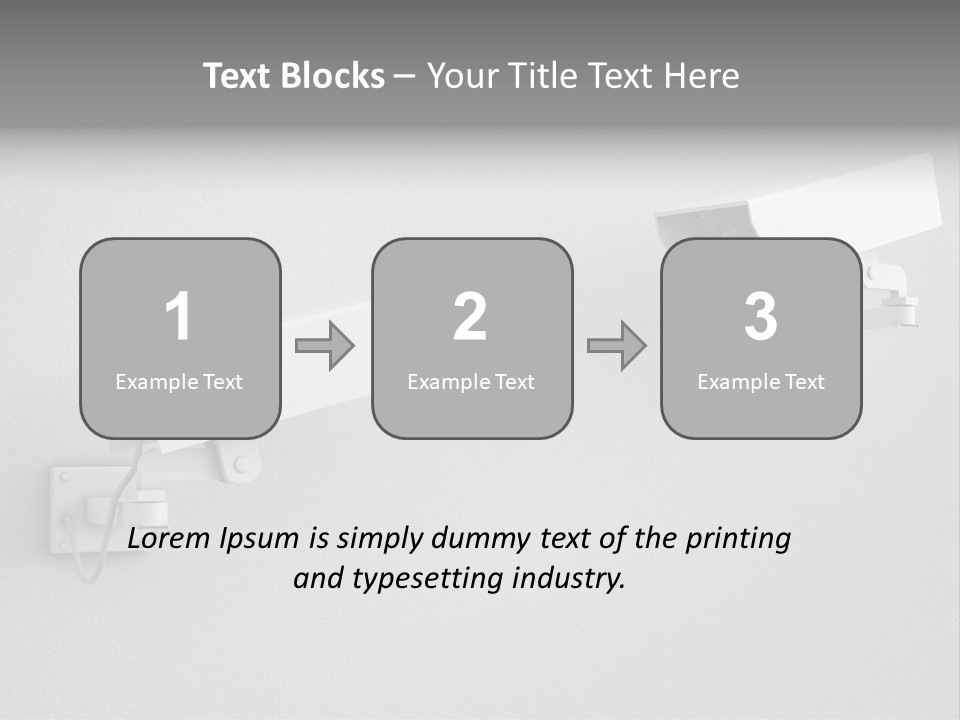 Secure Safety Television PowerPoint Template