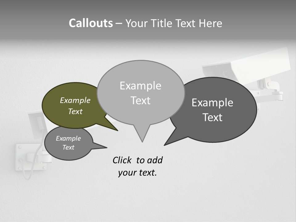 Secure Safety Television PowerPoint Template