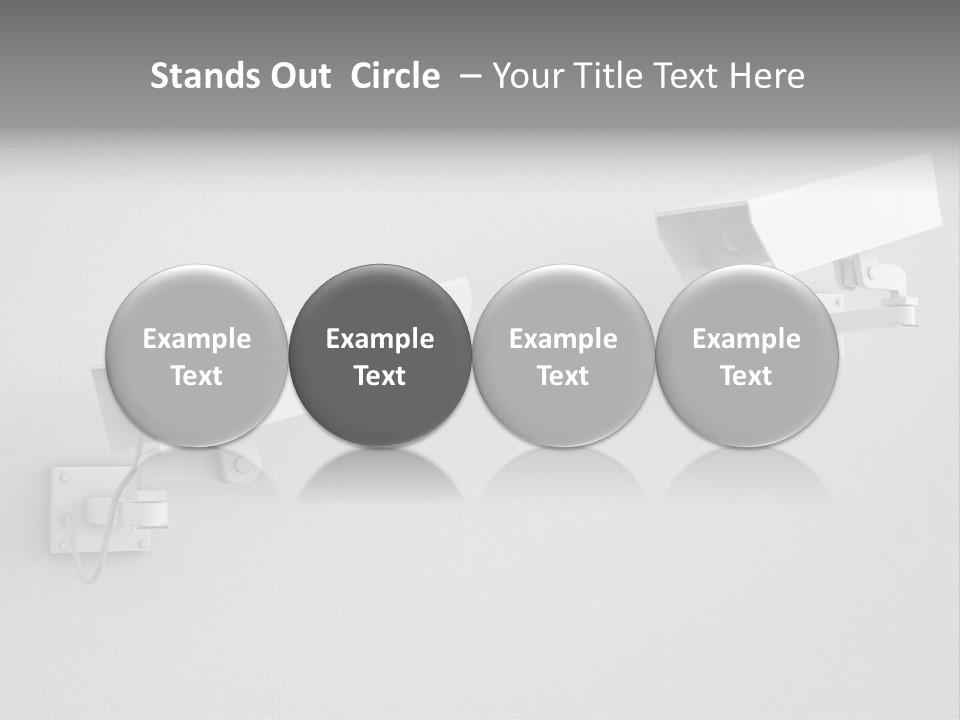 Secure Safety Television PowerPoint Template