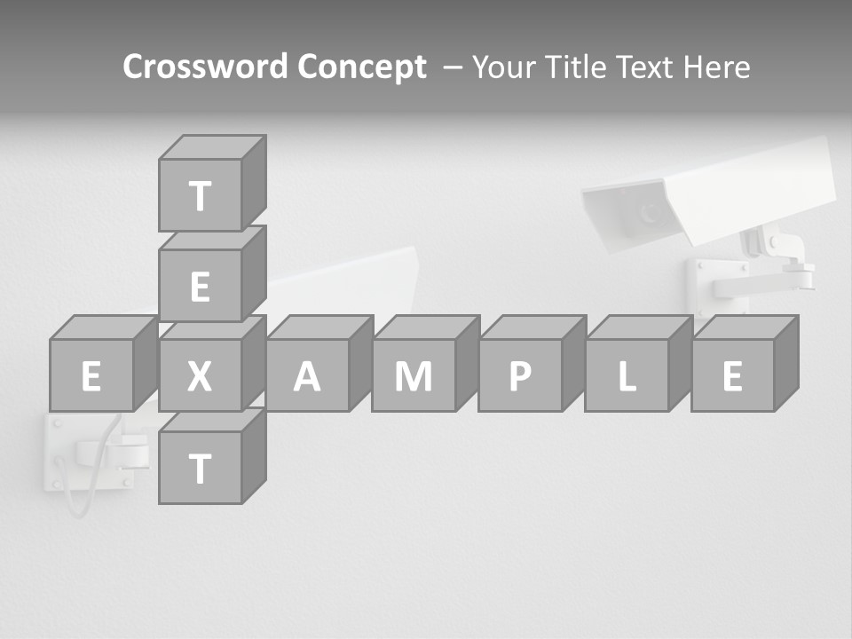 Secure Safety Television PowerPoint Template